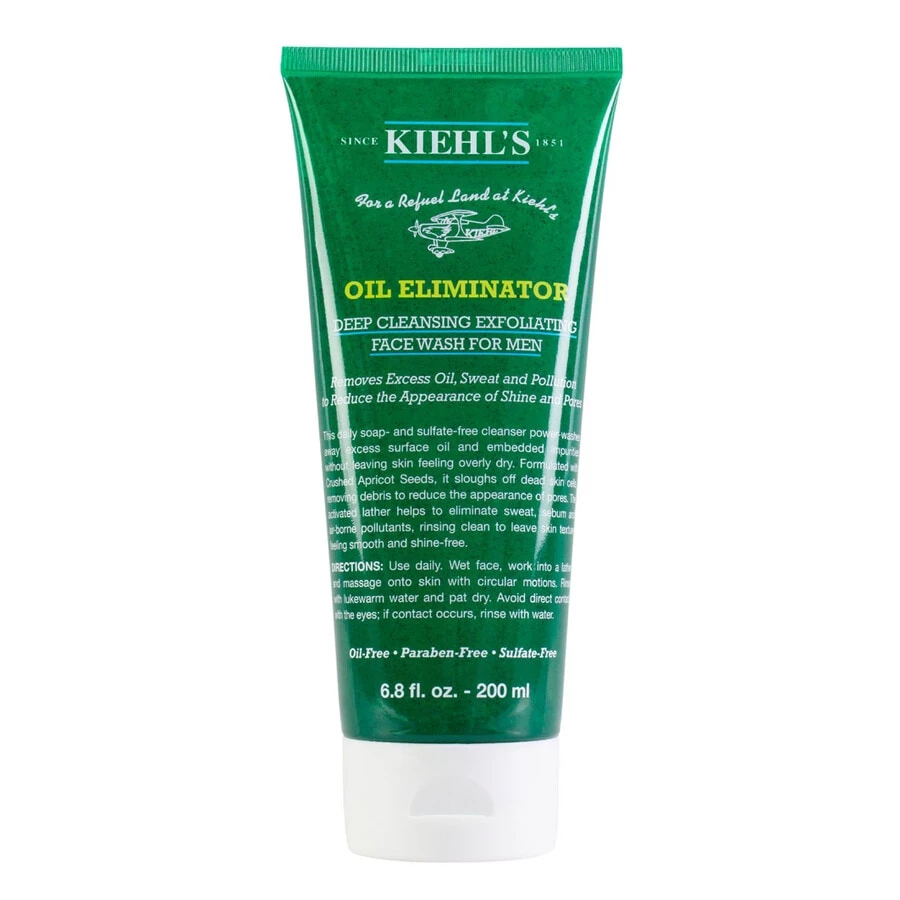 Kiehl's Oil Eliminator Deep Cleansing Exfoliating Face Wash Gel Detergente 1 Kiehl's Oil Eliminator Deep Cleansing Exfoliating Face Wash Gel Detergente